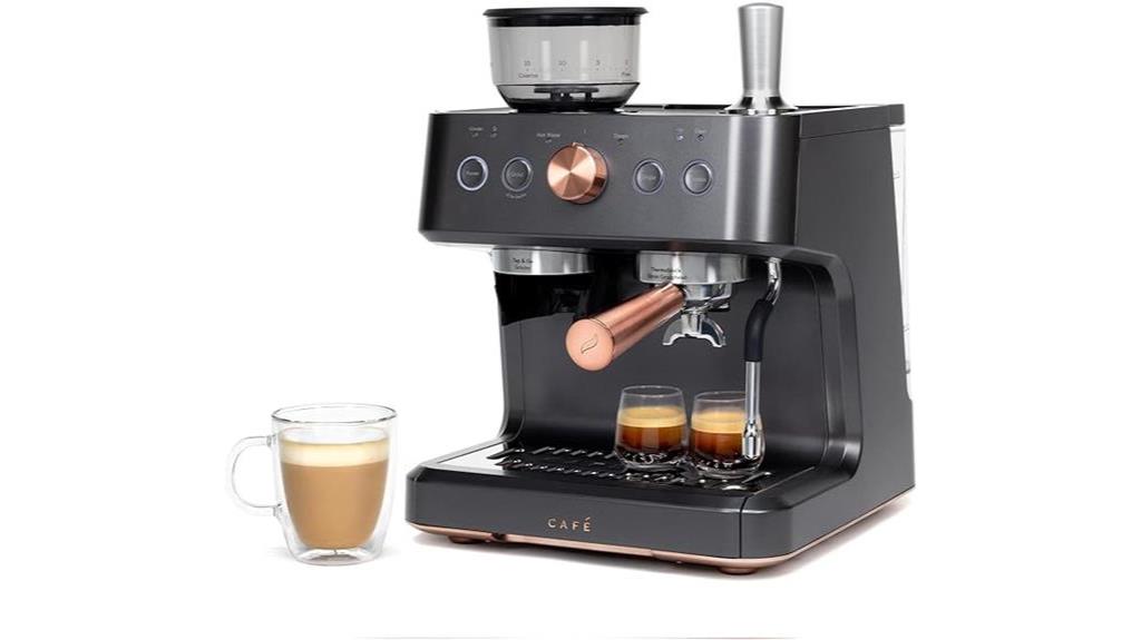 high end espresso machine set