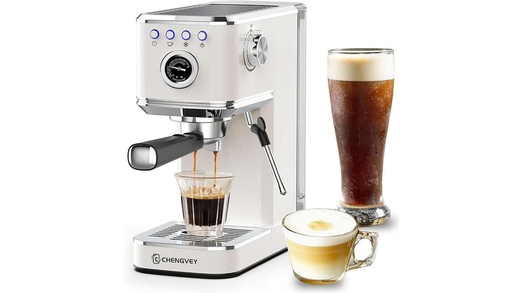 high pressure espresso machine features