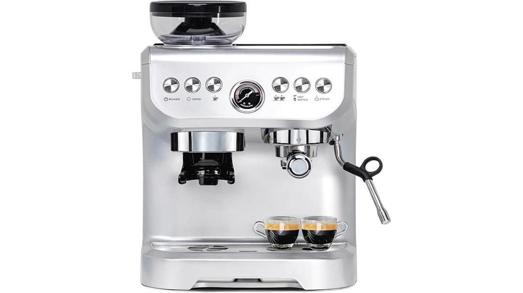 high pressure espresso machine features