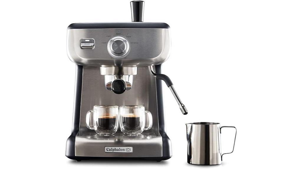 high quality calphalon espresso machine