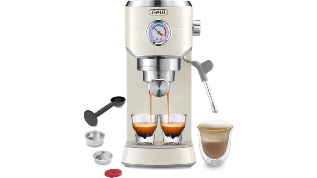 high quality espresso machine features