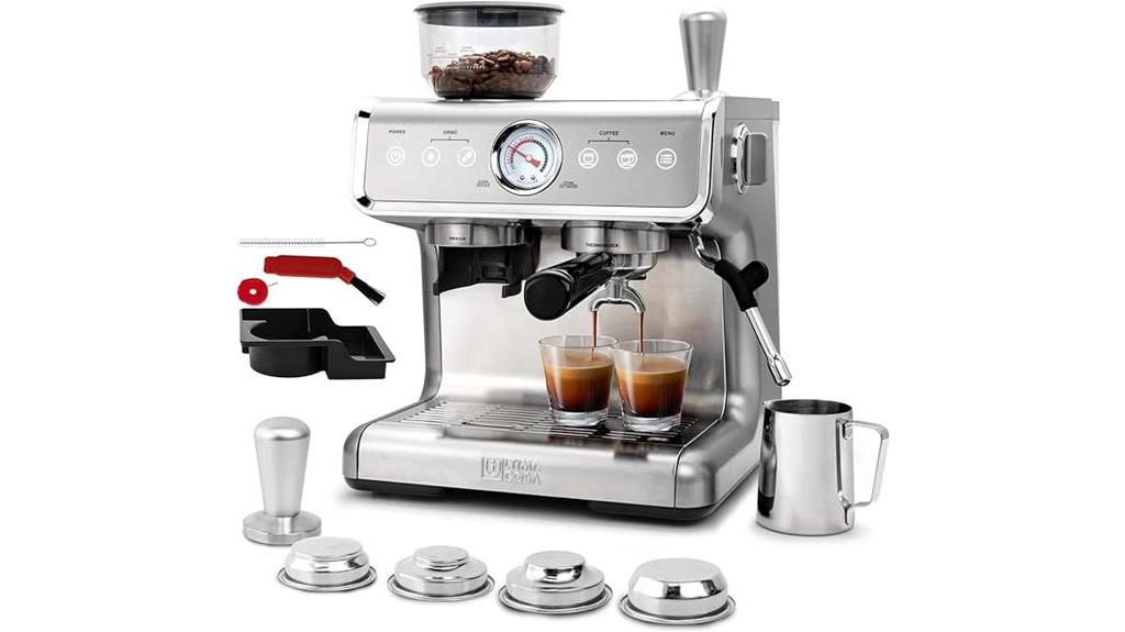 high quality espresso machine features