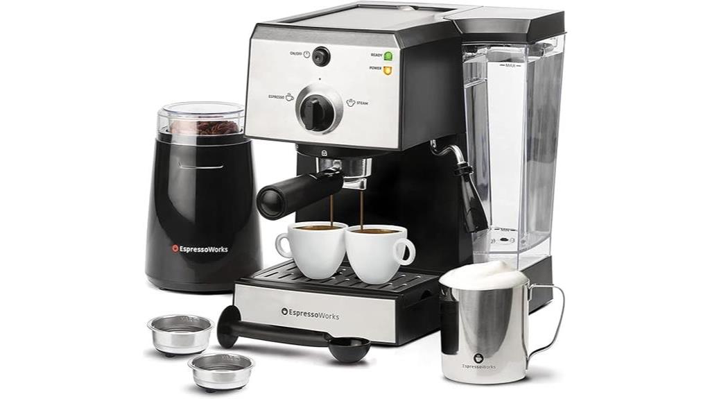 high quality espresso machine features