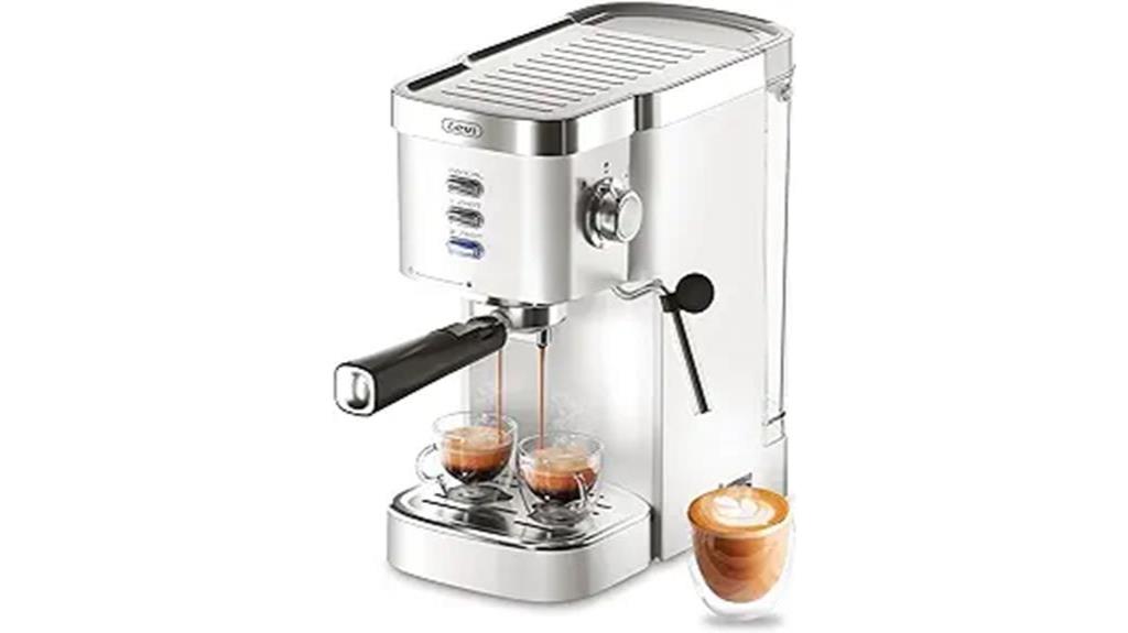 high quality espresso with frother