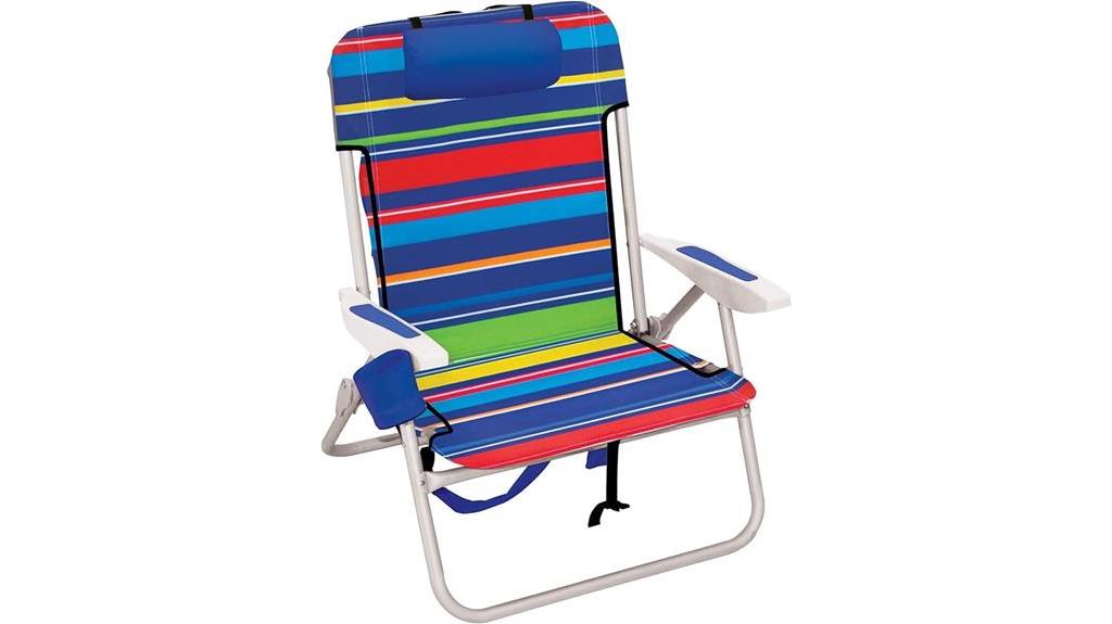 high seat backpack chair
