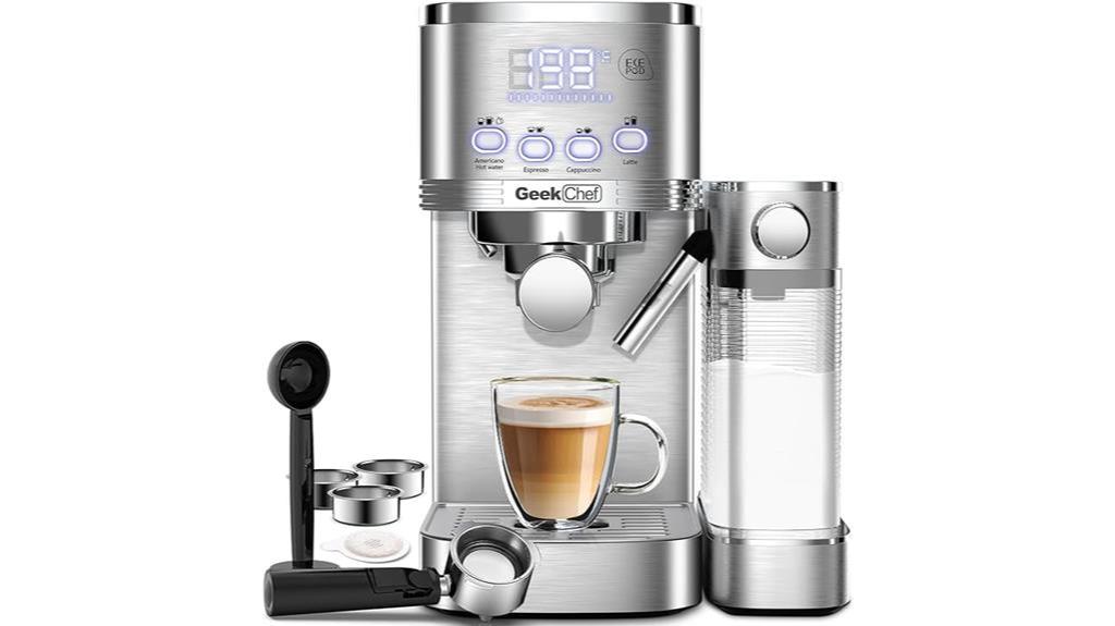 high tech coffee maker features