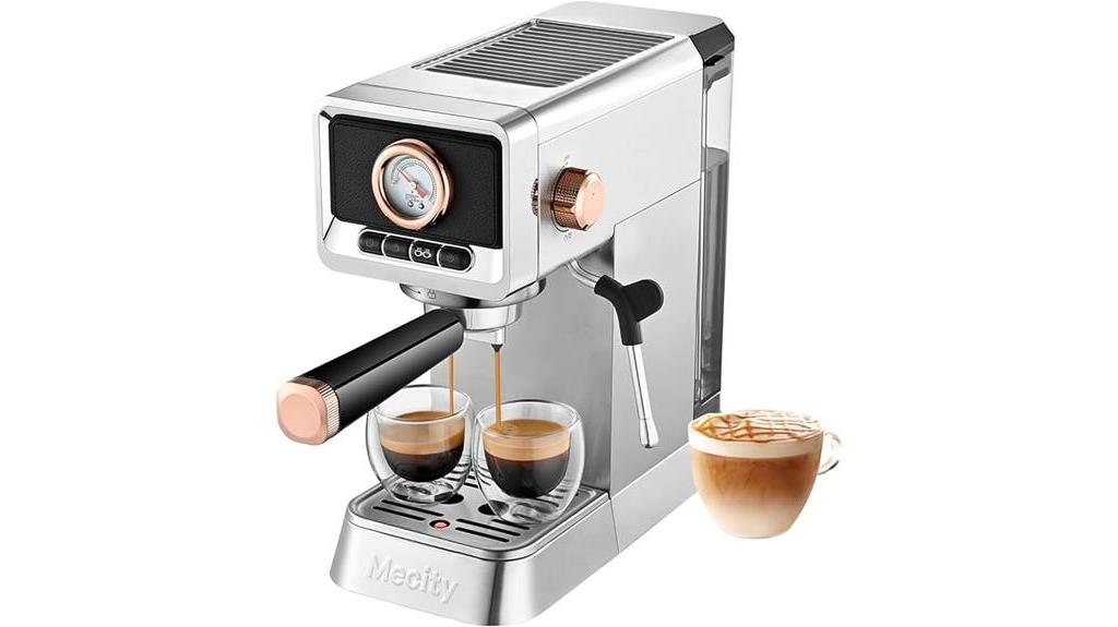 high tech espresso maker features