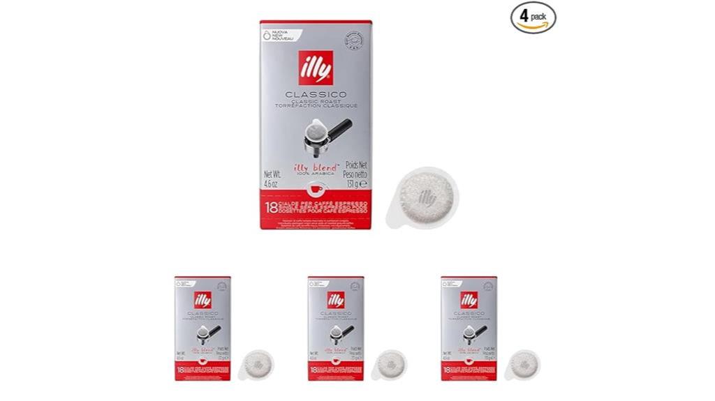 illy coffee capsules classico