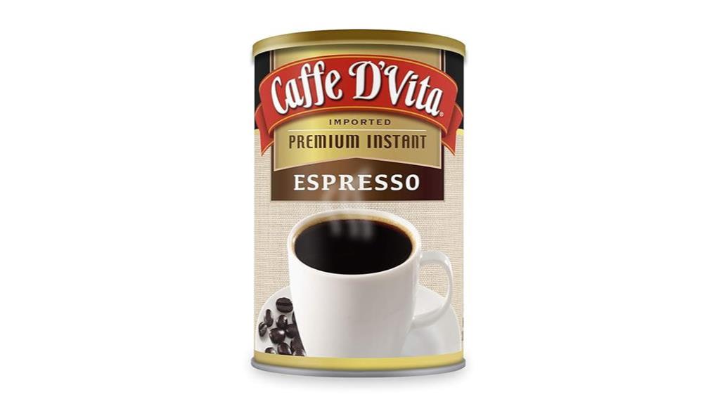 instant espresso coffee drink
