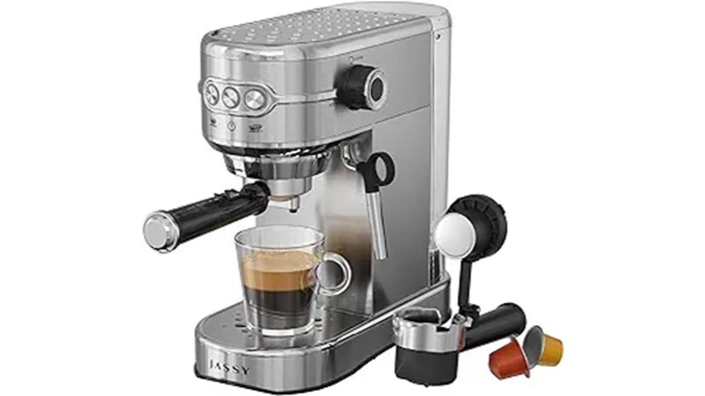 jassy espresso machine features