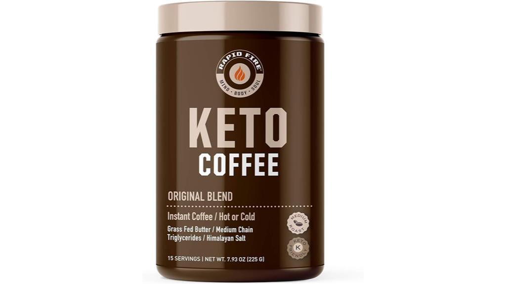 keto coffee mix canister