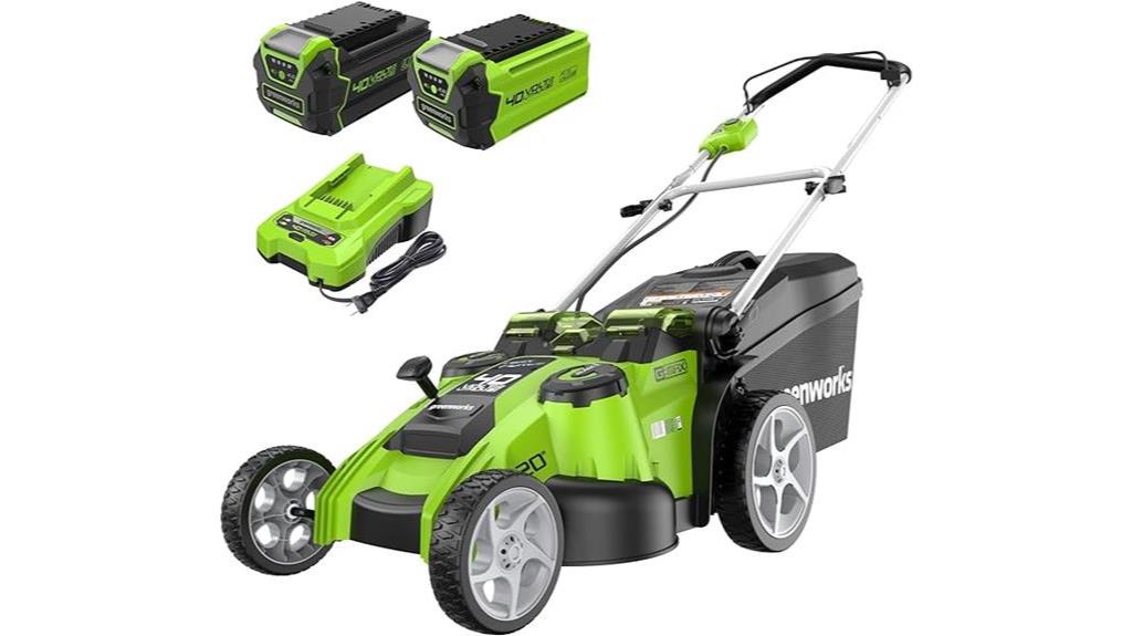 lithium ion battery powered mower