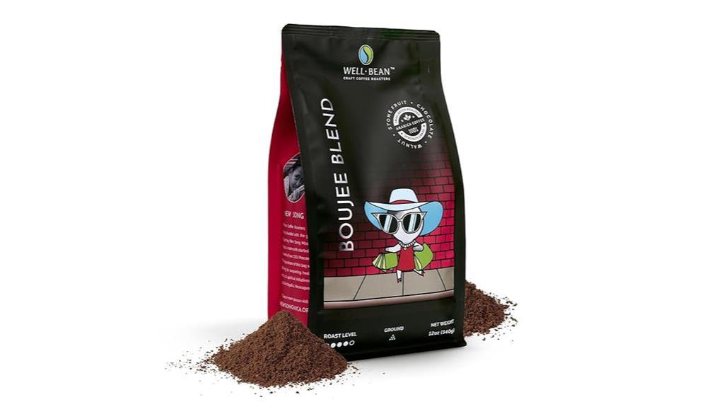 luxurious ground coffee blend