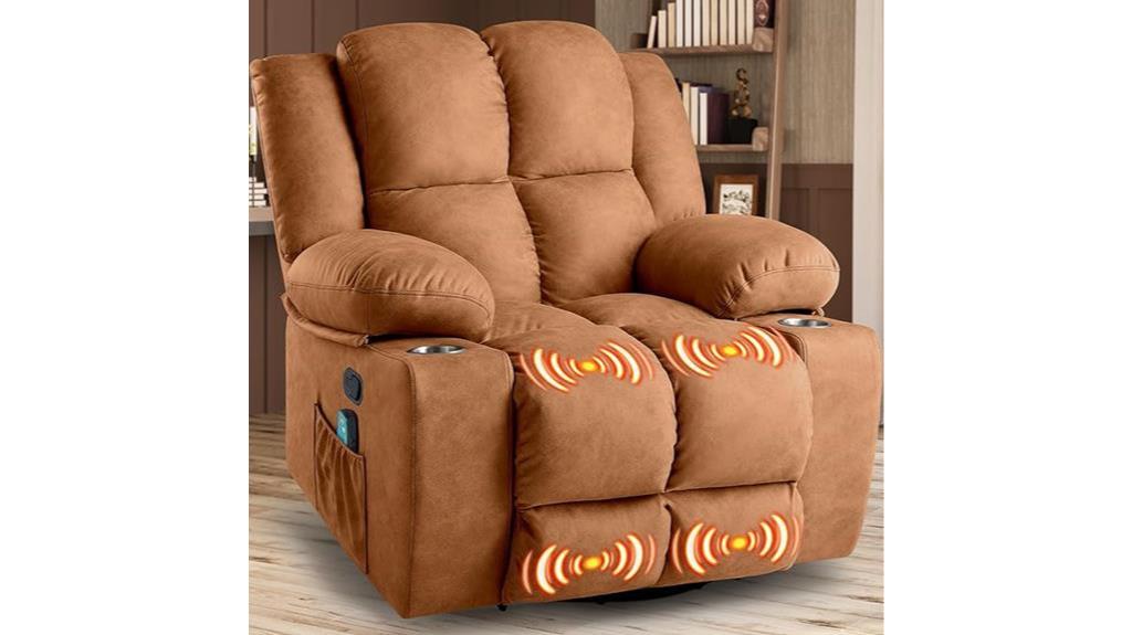 luxurious oversized recliner chair