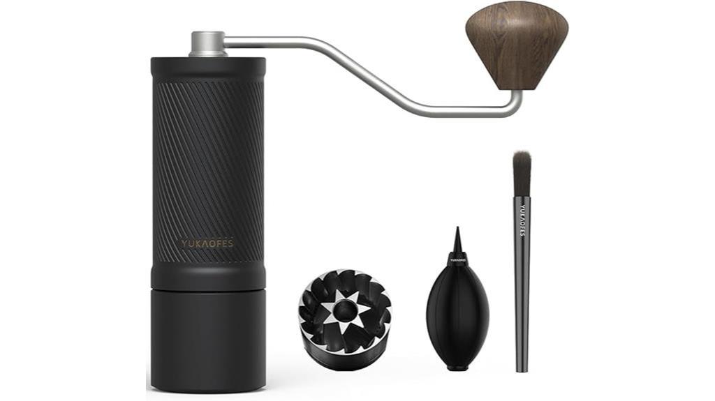 manual coffee grinder features