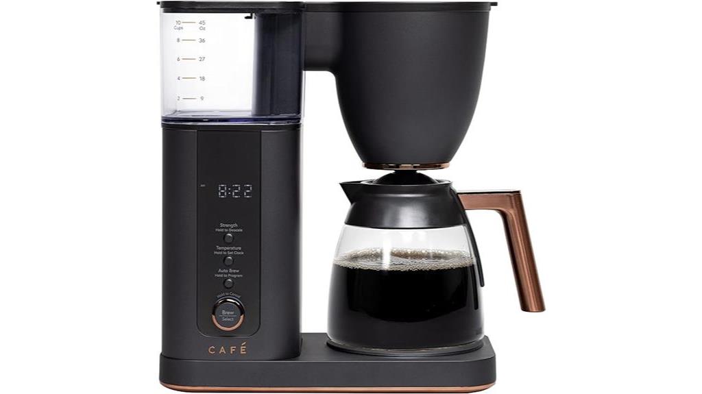 matte black coffee maker