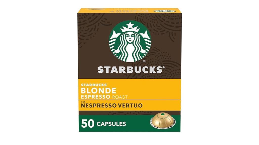 nespresso blonde roast capsules