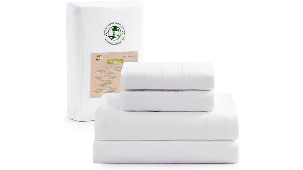 organic cotton white sheets