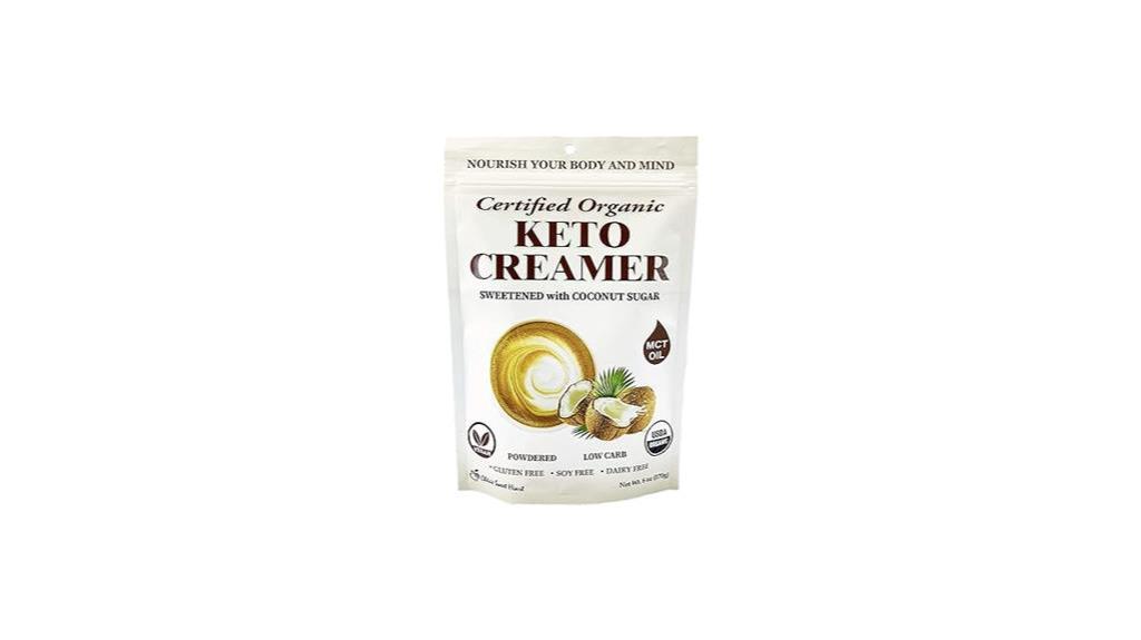 organic keto friendly creamer option