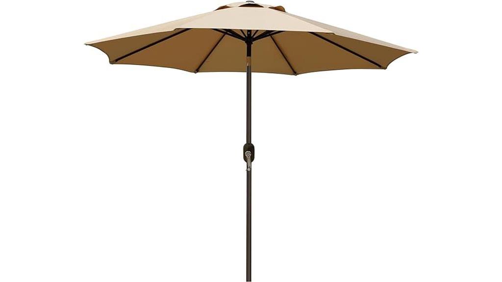 patio umbrella with tilt