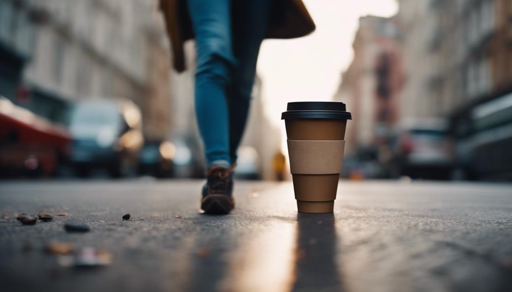 practical coffee walking lifestyle embraced