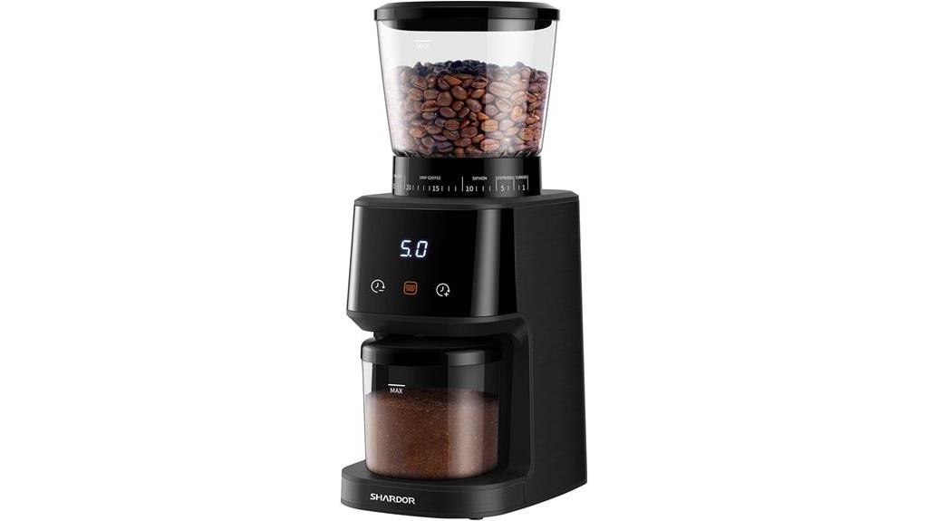 precision timer coffee grinder