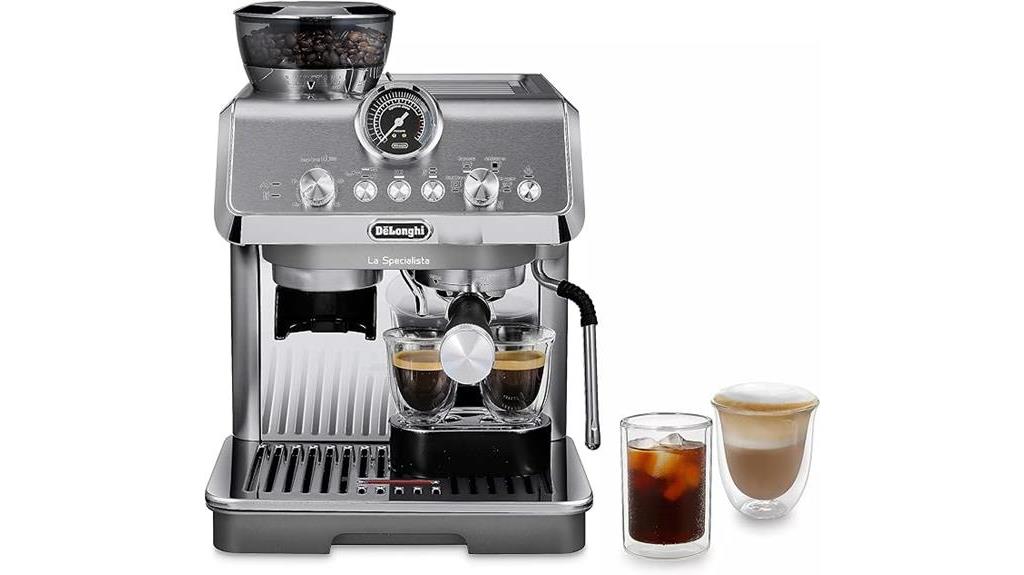 premium espresso machine features