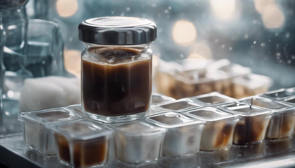 preserve espresso by freezing