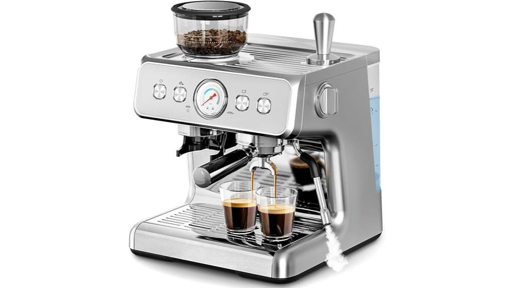 professional espresso maker combo