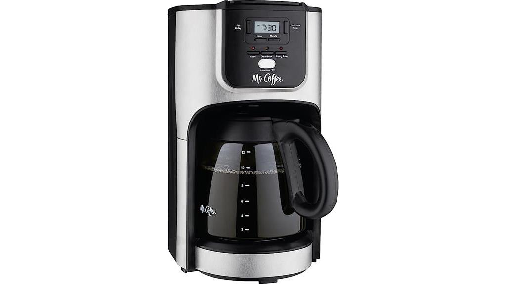 programmable coffee maker with brew strength selector