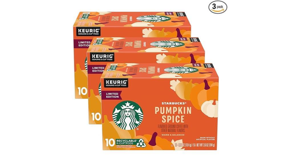 pumpkin spice k cup pods