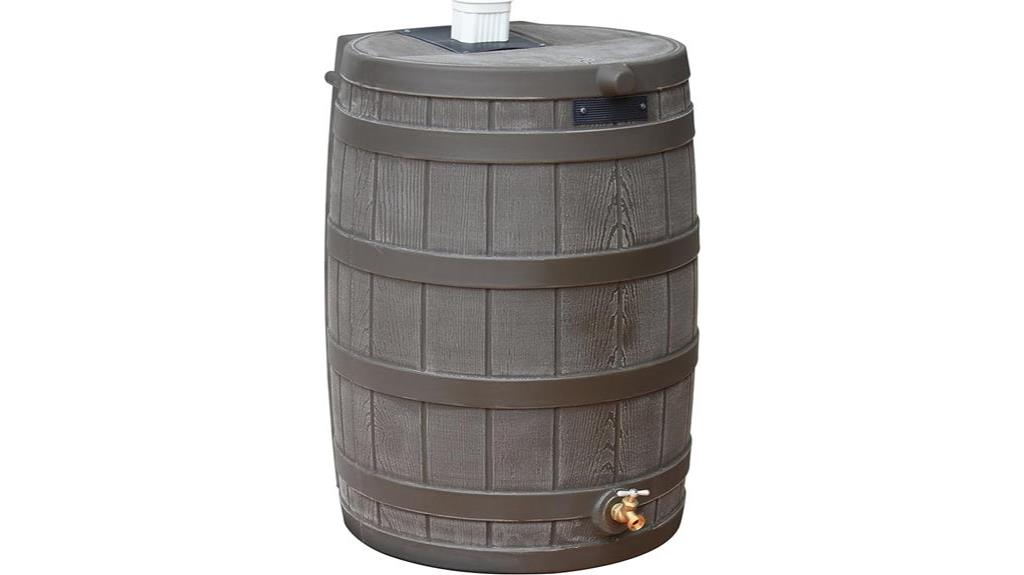 rain barrel for collecting rainwater