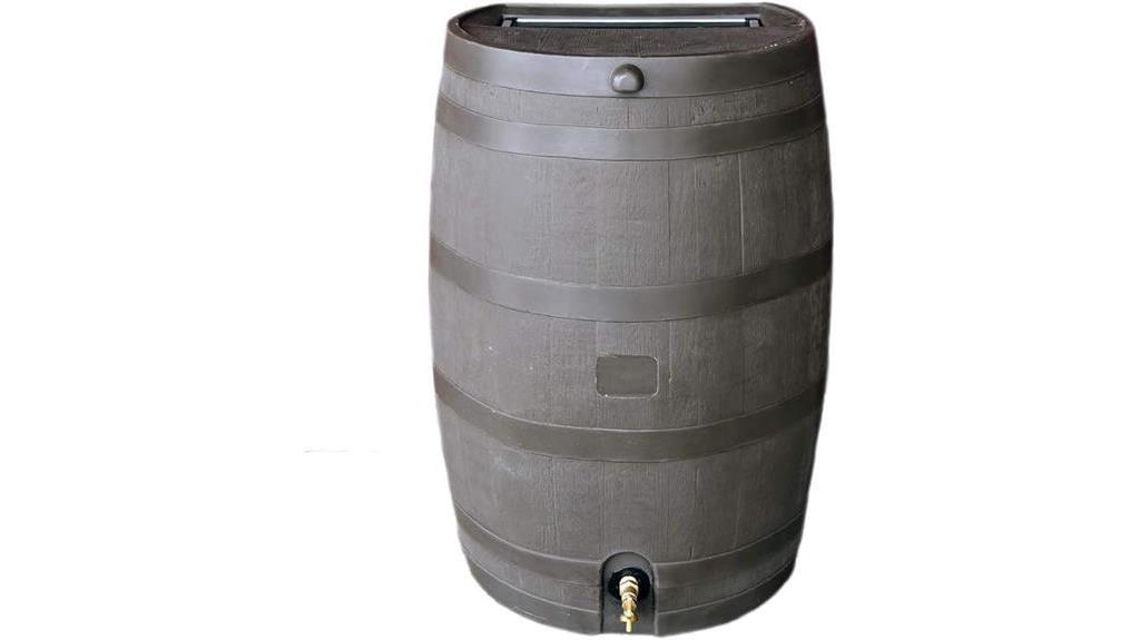 rain water collection barrel