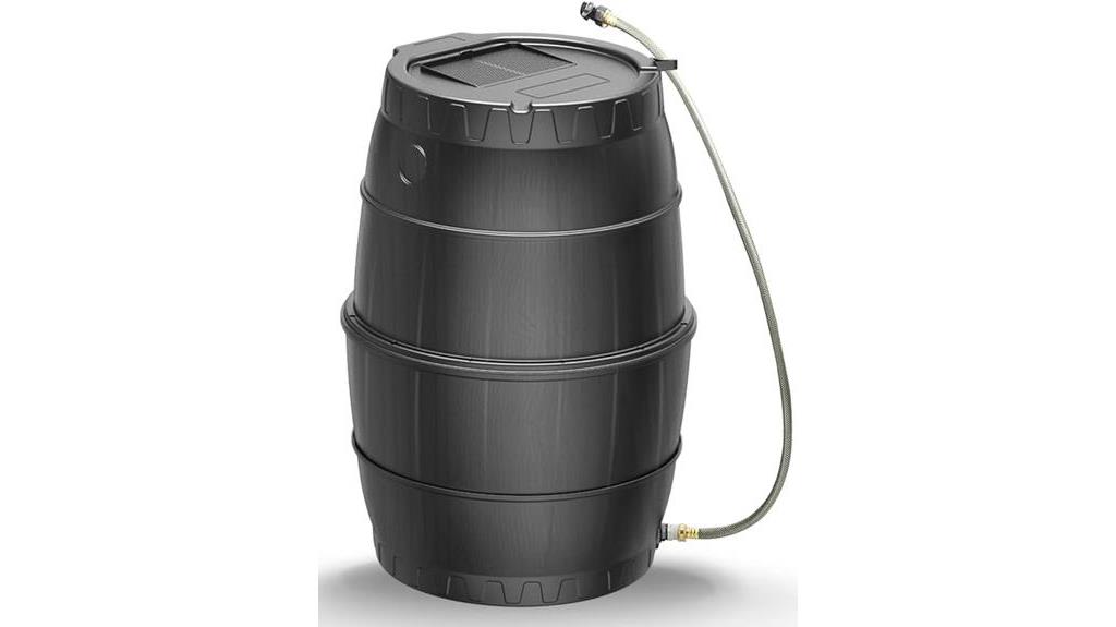 rainwater collection barrel details