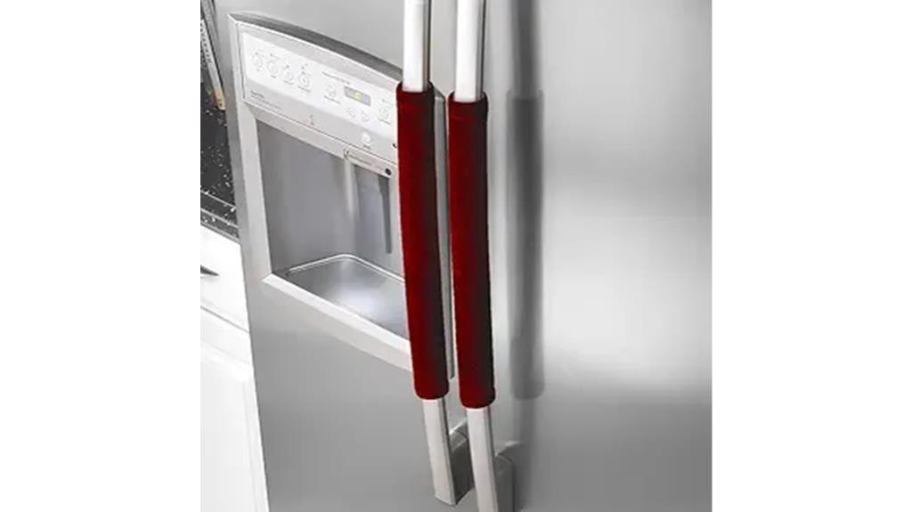refrigerator door handle covers