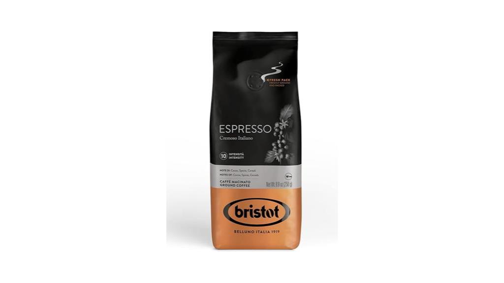 rich and aromatic espresso