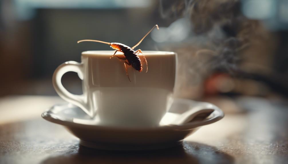 roach reaction to coffee