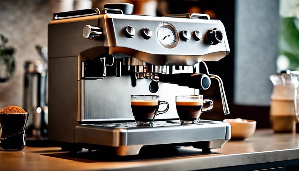 selecting espresso machine features