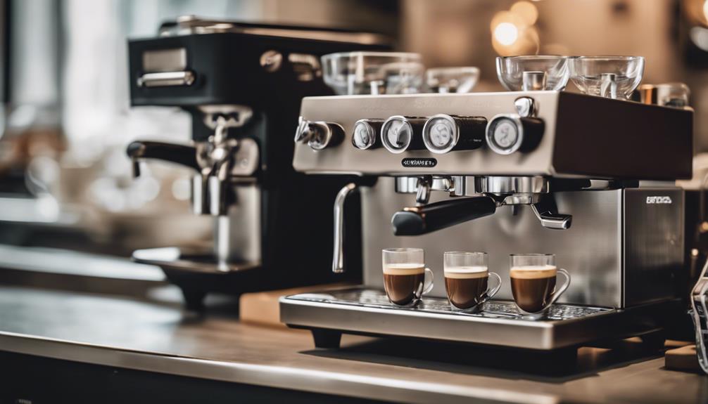 selecting espresso machine features