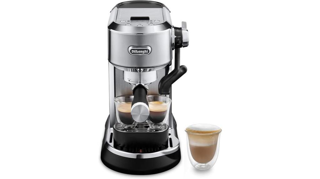 sleek advanced espresso machine