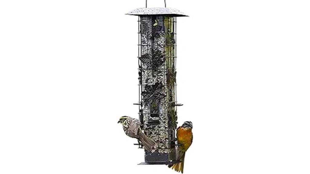 squirrel proof bird feeder option