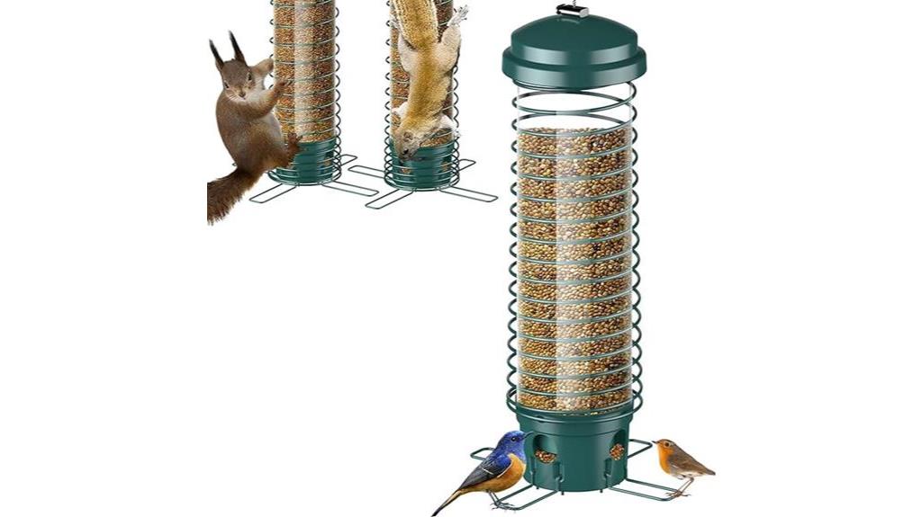 squirrel proof bird feeder solution
