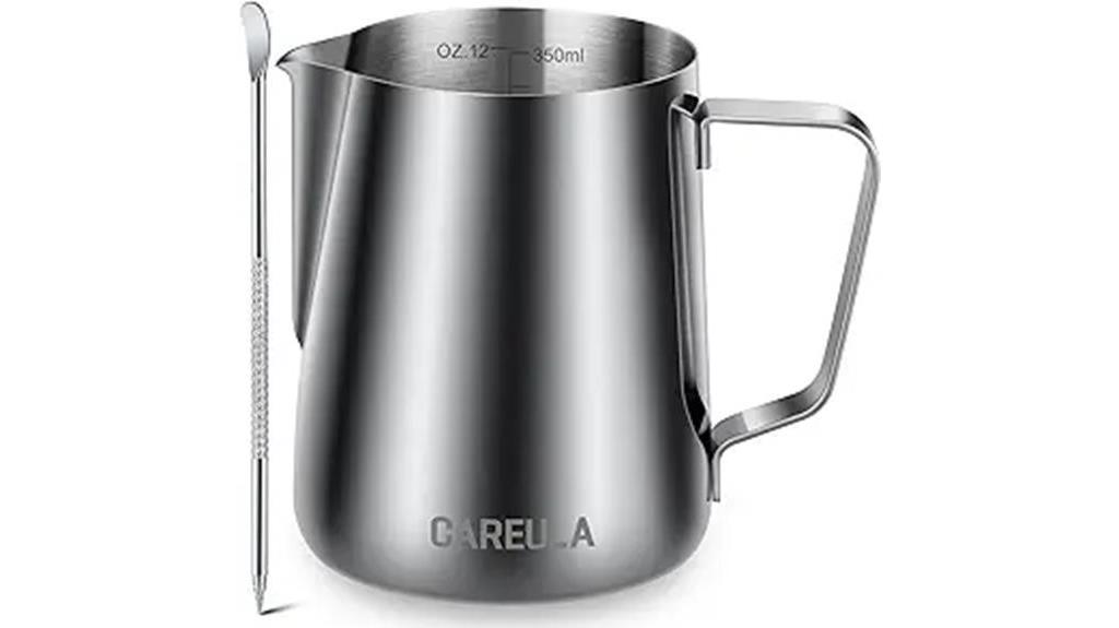 stainless steel frother pitcher