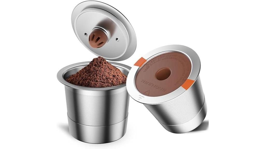 stainless steel reusable pods