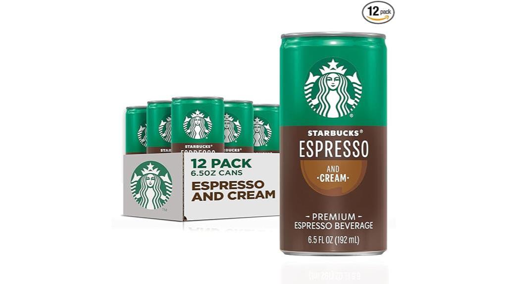 starbucks espresso cream cans