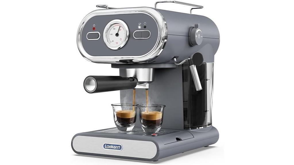 striking espresso machine design