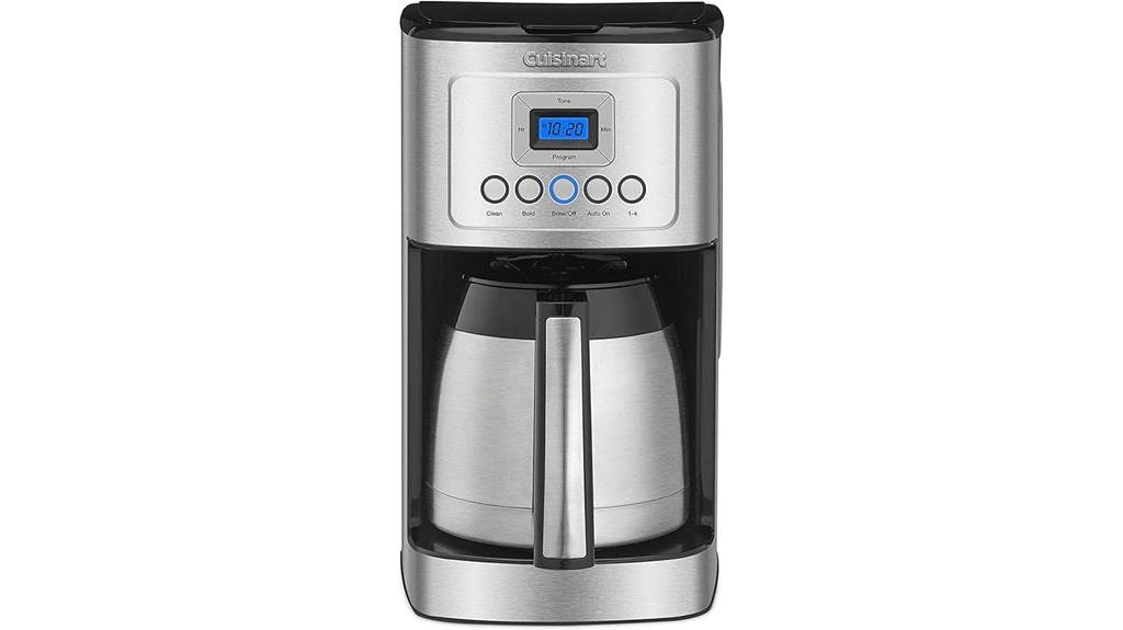 stylish 12 cup thermal coffee maker