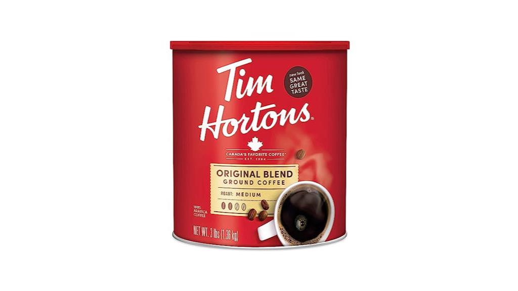 tim hortons coffee canister