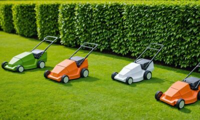 top electric lawn mowers
