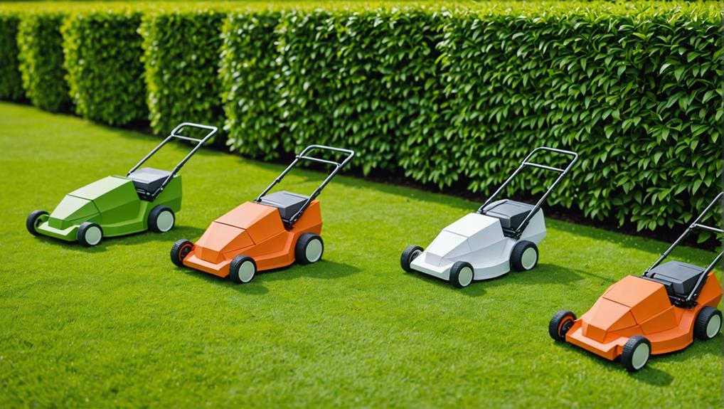 top electric lawn mowers